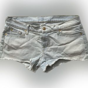 7 for all mankind denim shorts